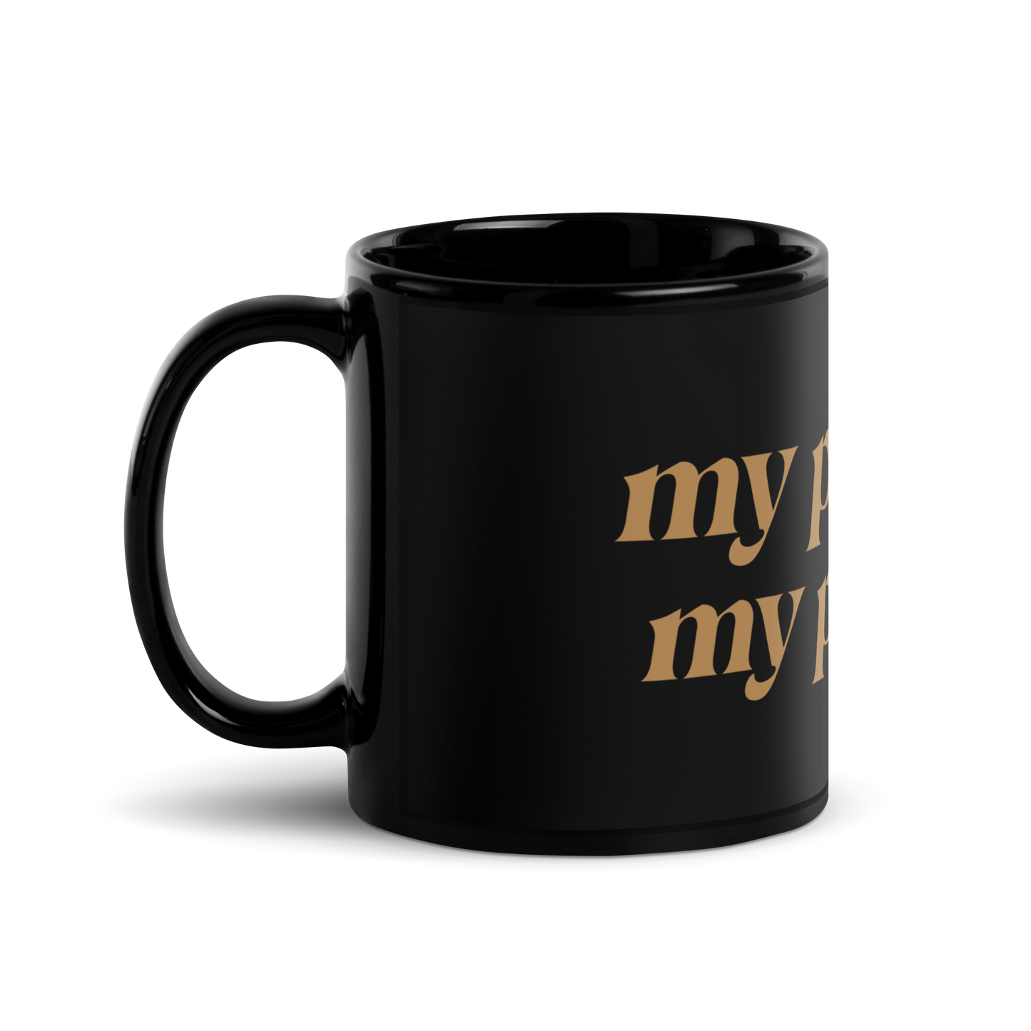 MPIMP Black Glossy Mug